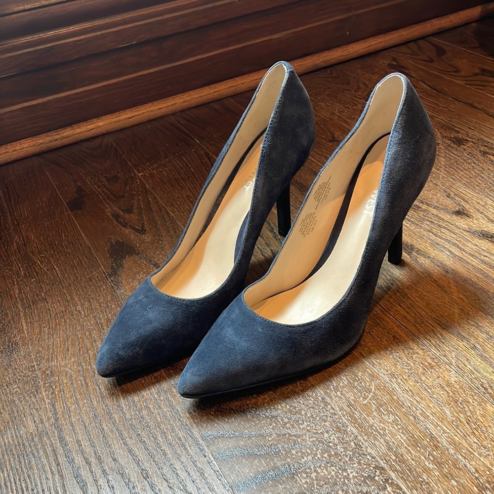 Nine West Navy Suede Shoes